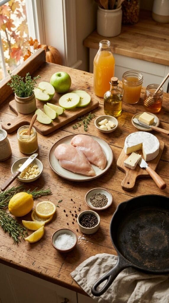 Apple and Brie Stuffed Chicken