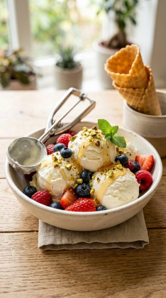 DIY Greek Yogurt Ice Cream