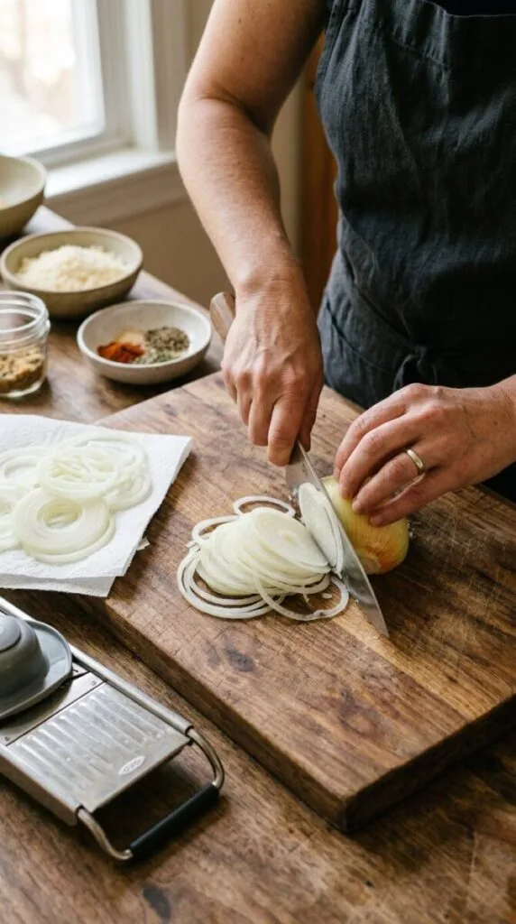 Crispy Onion Parmesan Chips Recipe