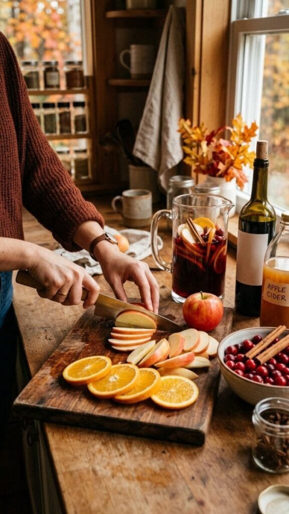 Easy Fall Sangria Recipe