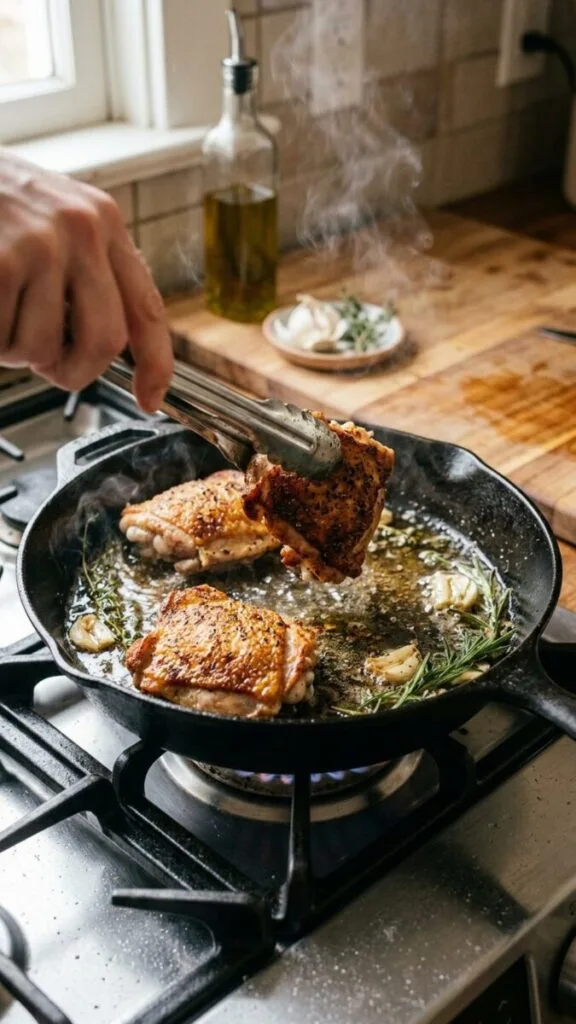 Garlic Butter Chicken Thighs