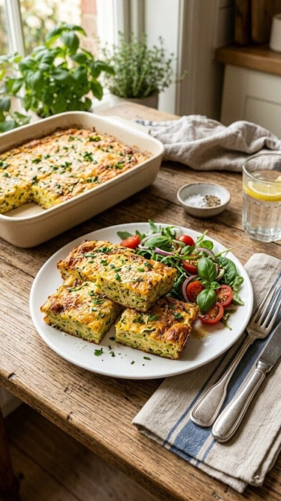Vegetarian Zucchini Slice Recipe