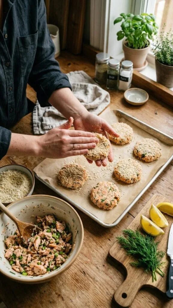 Canned Salmon Cakes