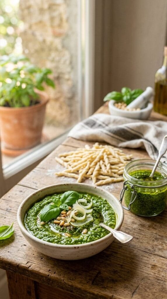 Authentic Italian Basil Pesto Recipe