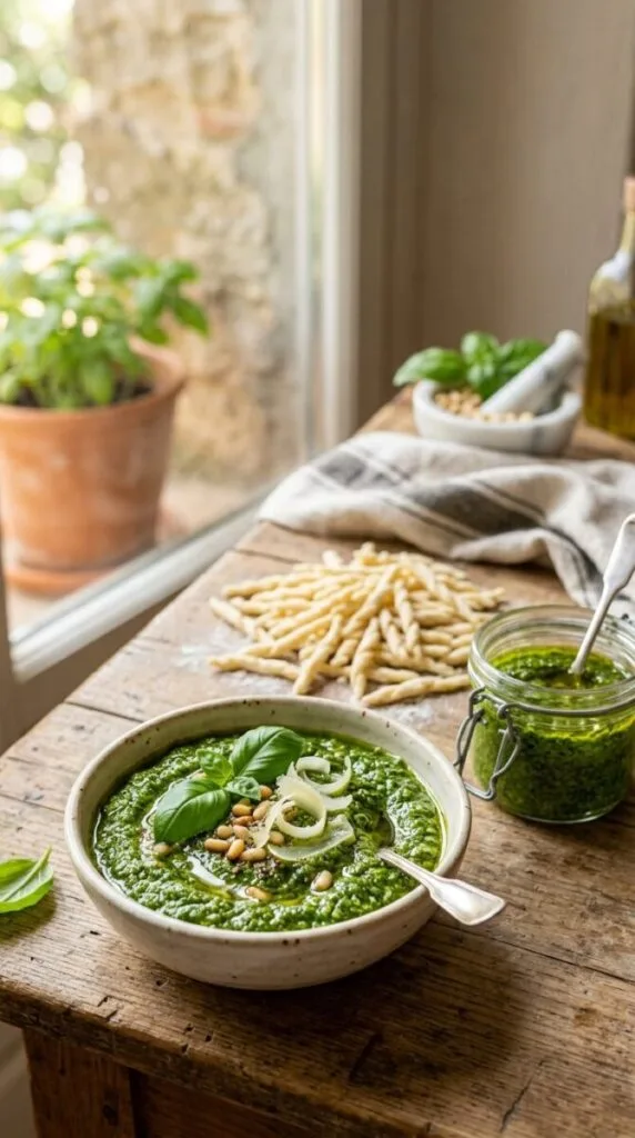 Authentic Italian Basil Pesto Recipe