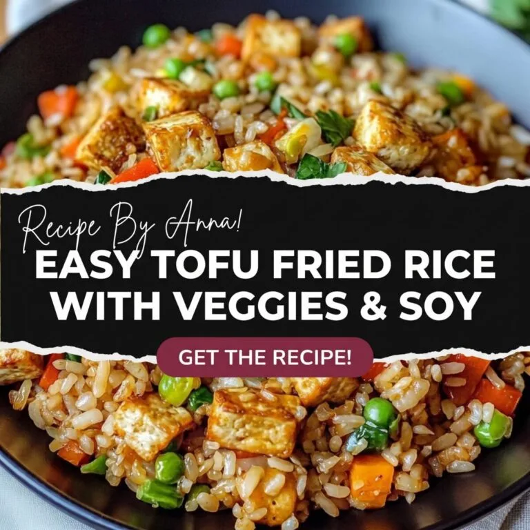 Easy Tofu Fried Rice with Veggies and Soy Easy Tofu Fried Rice with Veggies and Soy