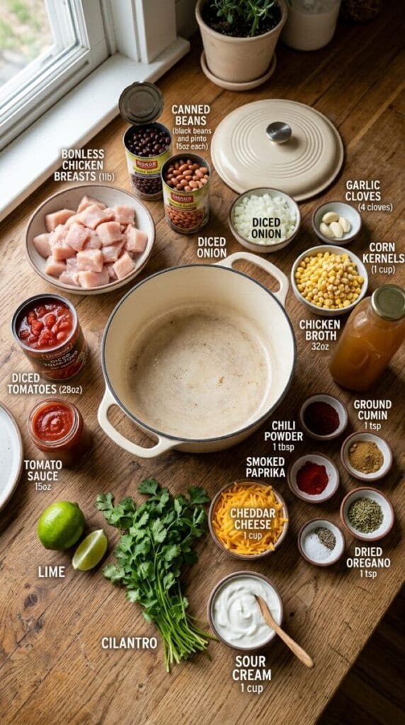 Easy Chicken Chili