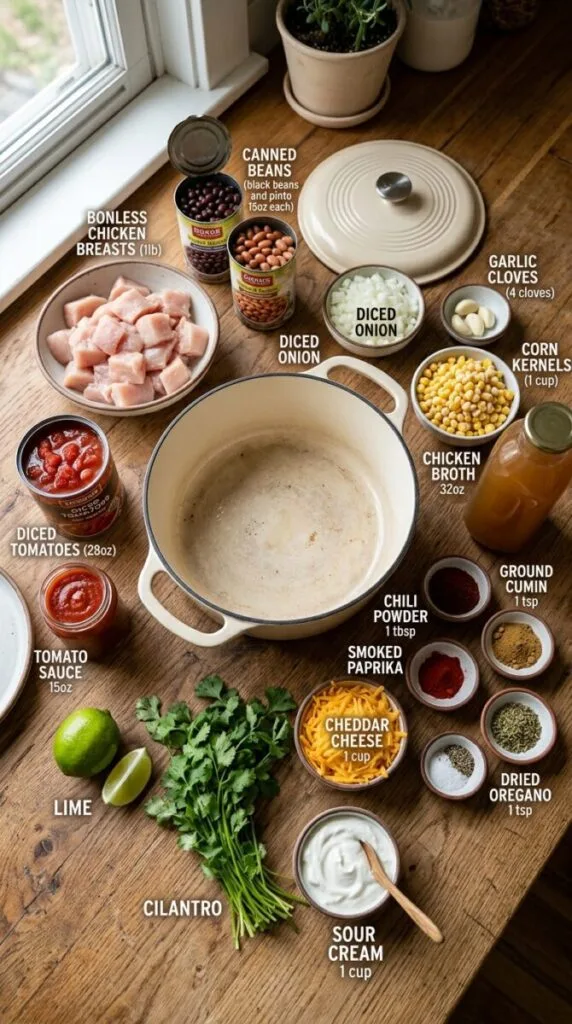 Easy Chicken Chili