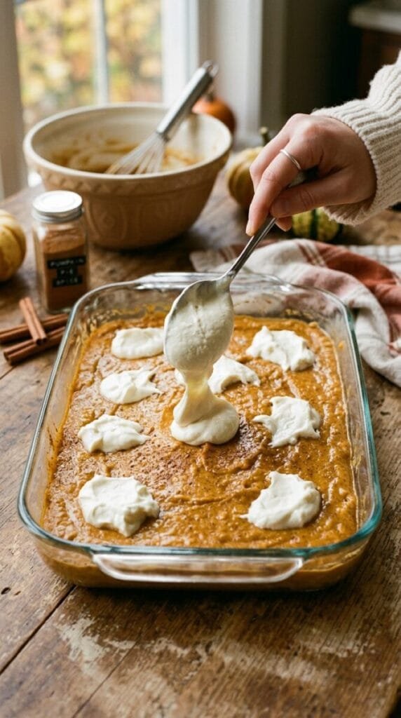 Quick One-Pan Creamy Pumpkin Dump Cake for Autumn