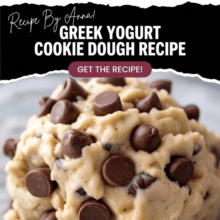 Greek Yogurt Cookie Dough