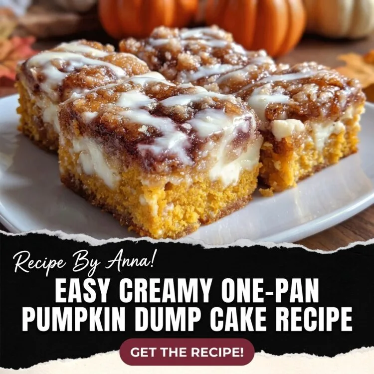 Quick One-Pan Creamy Pumpkin Dump Cake for Autumn