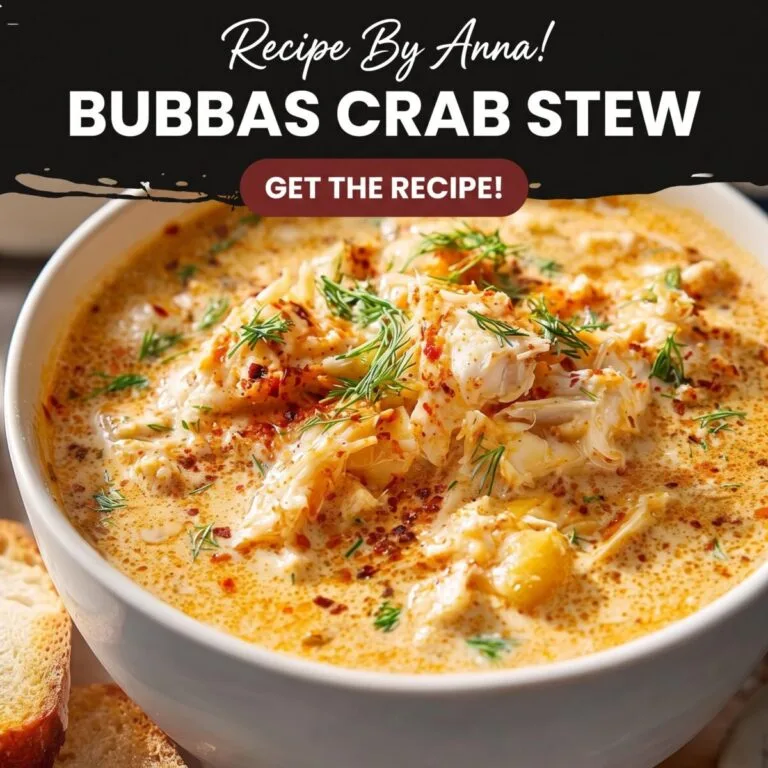 Bubba's Crab Stew Recipe
