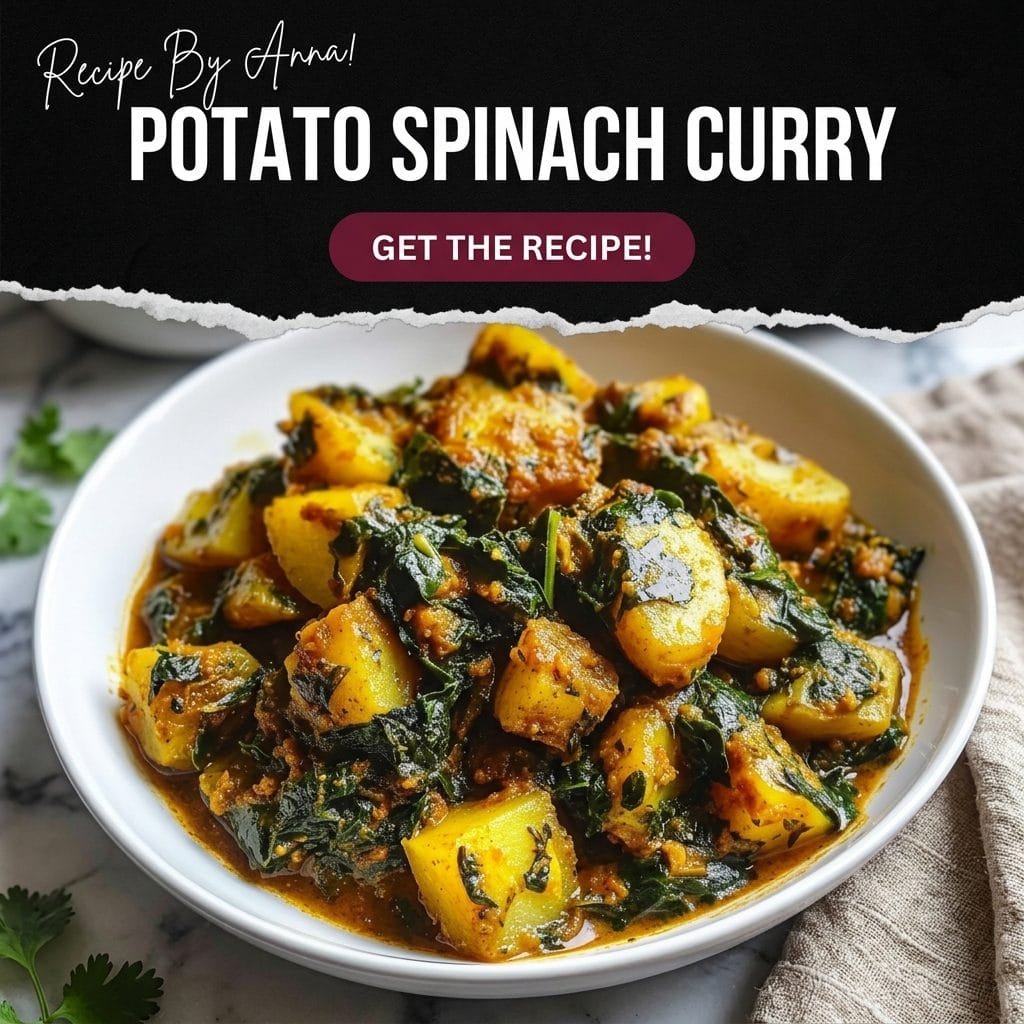Healthy Potato Spinach Curry