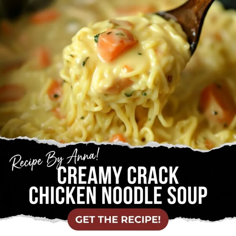 Creamy Crack Chicken Noodle Soup