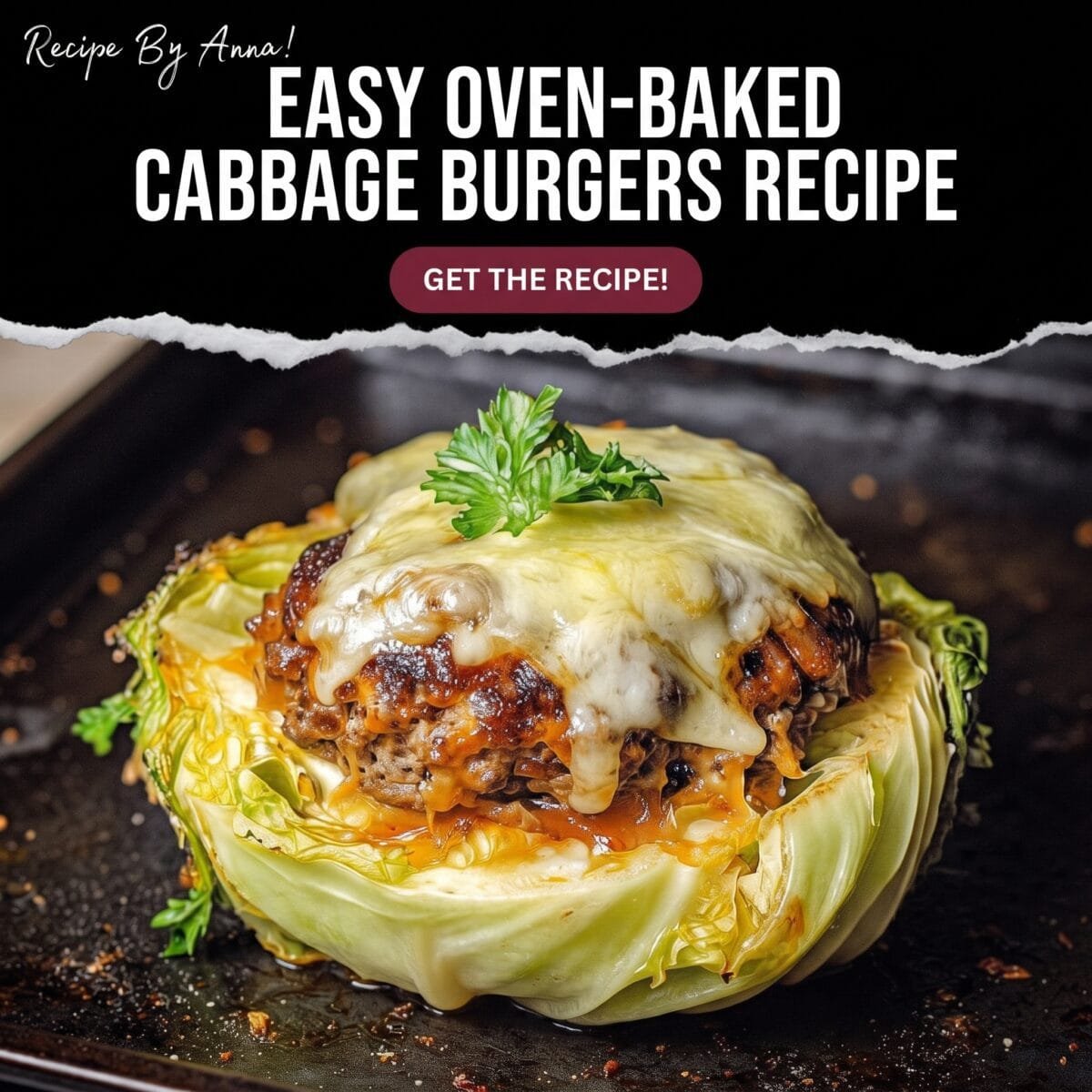 Easy Oven-Baked Cabbage Burgers