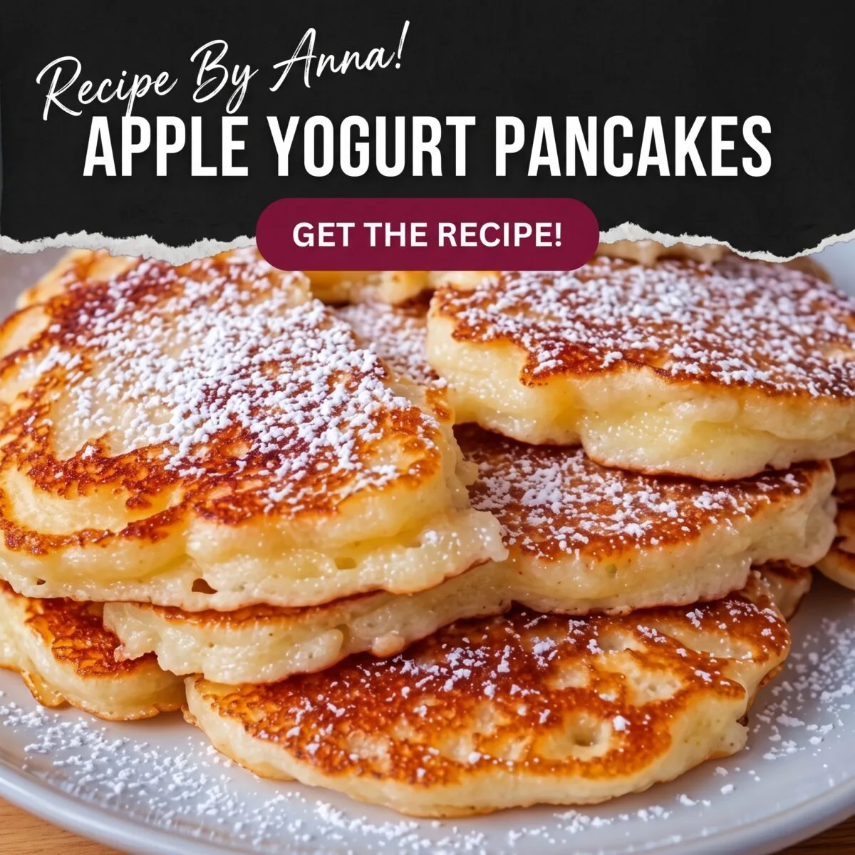 Apple Yogurt Pancakes Recipe - Fluffy and Light