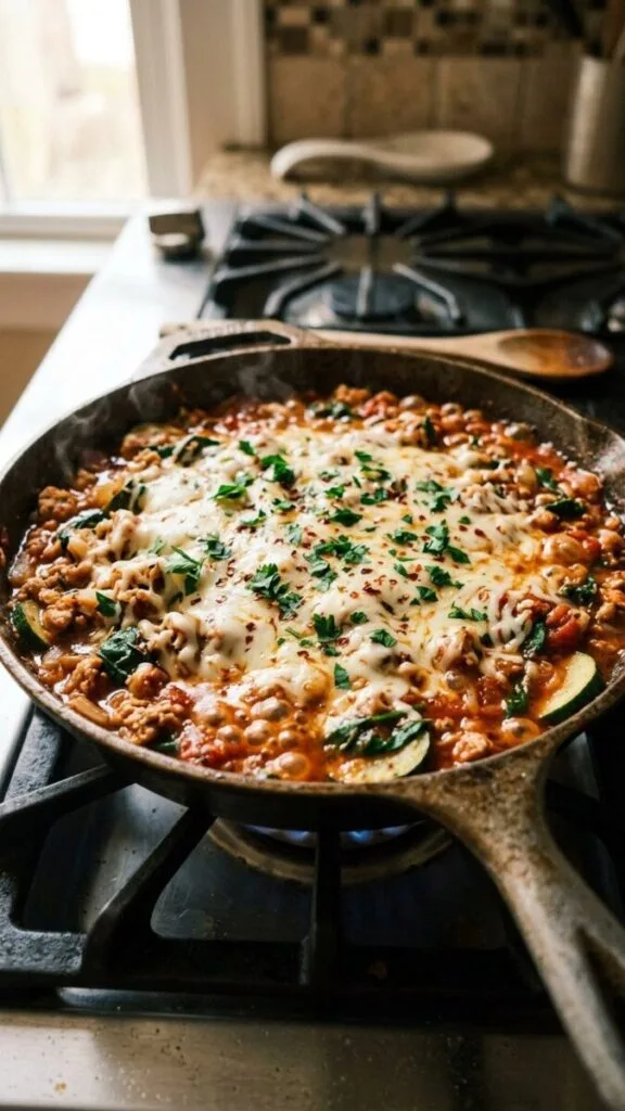 Ground Chicken Skillet