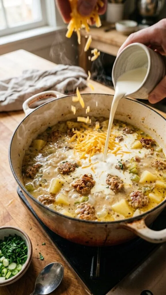 Pork Sausage Potato Soup Recipe