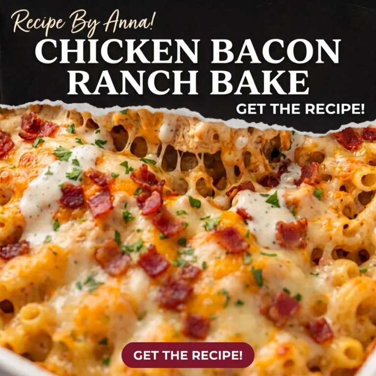 Chicken Bacon Ranch Bake — Family-Friendly Dinner Chicken Bacon Ranch Bake