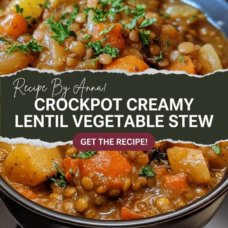 Ultimate Comforting Crockpot Creamy Lentil Vegetable Stew Crockpot Creamy Lentil Vegetable Stew