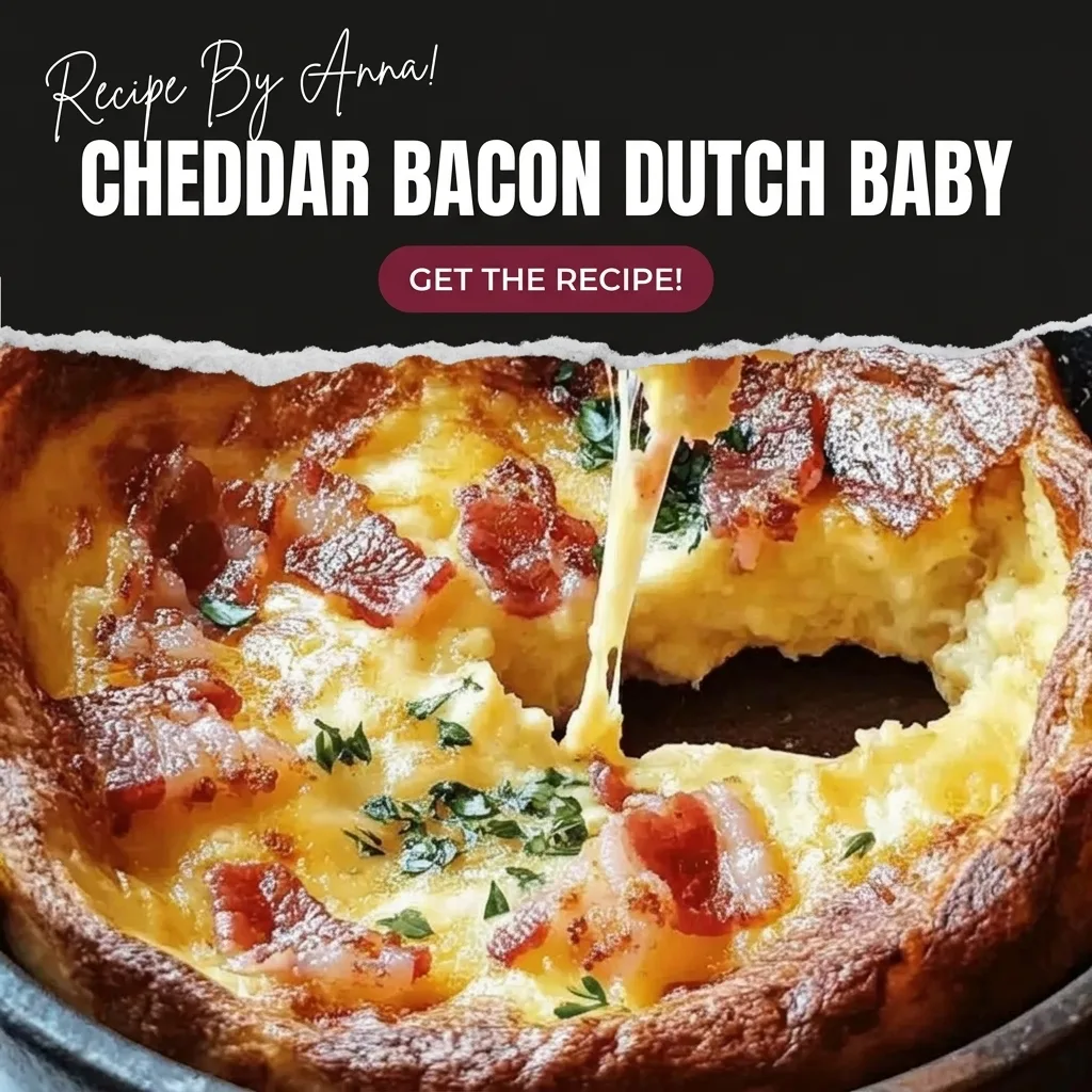 Cheddar Bacon Dutch Baby