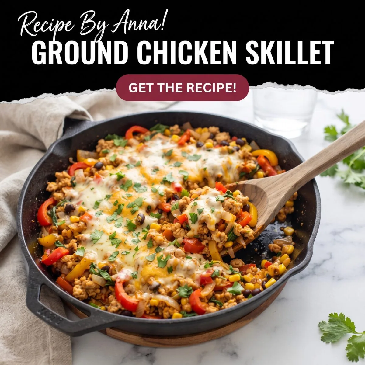 Ground Chicken Skillet