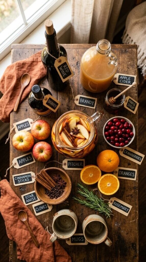 Easy Fall Sangria Recipe