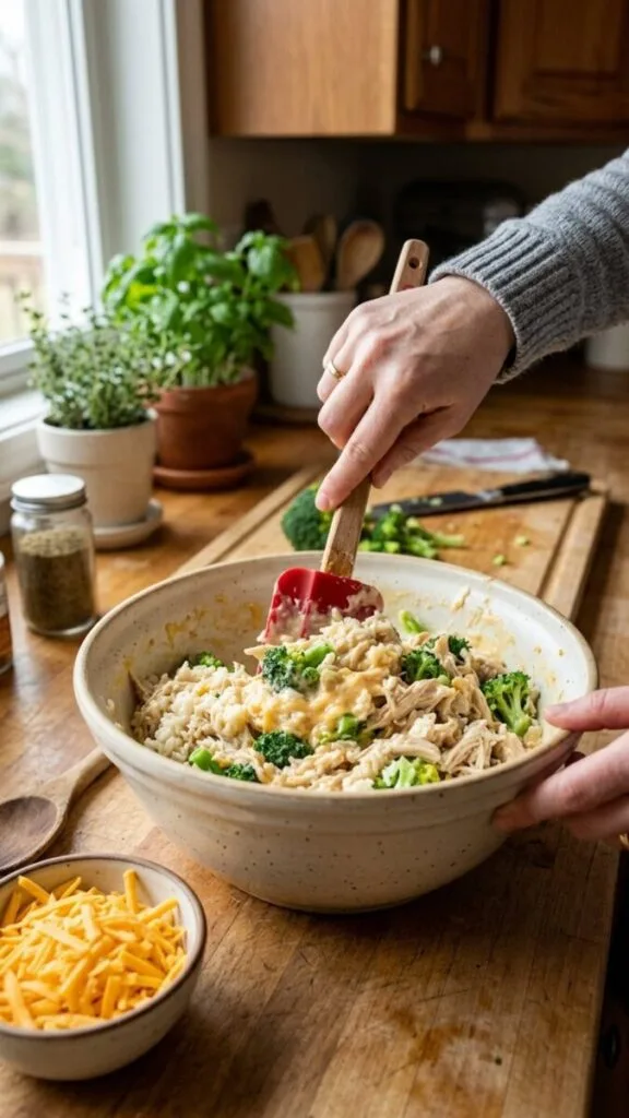 Chicken Broccoli Rice Bake