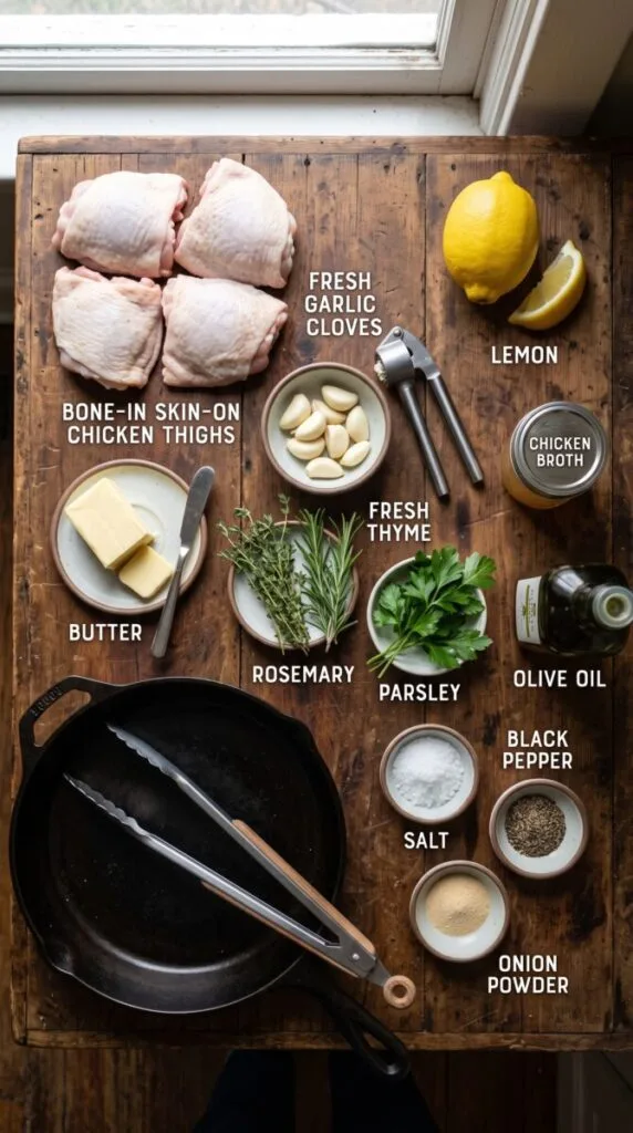 Garlic Butter Chicken Thighs