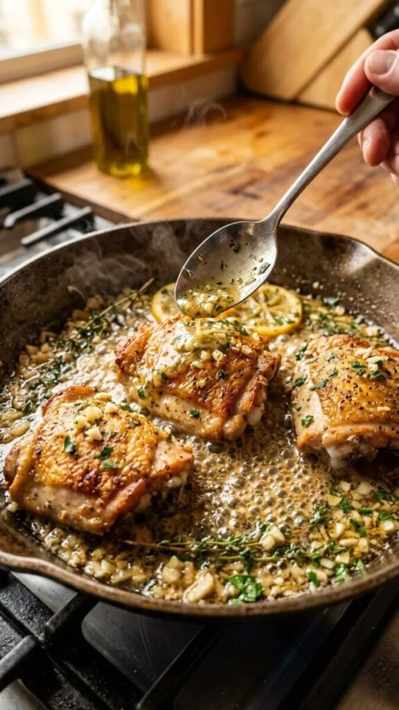 Garlic Butter Chicken Thighs