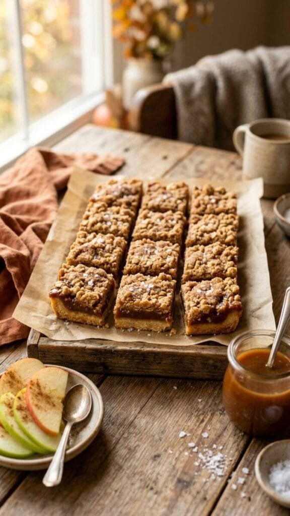 Apple Cider Caramel Bars