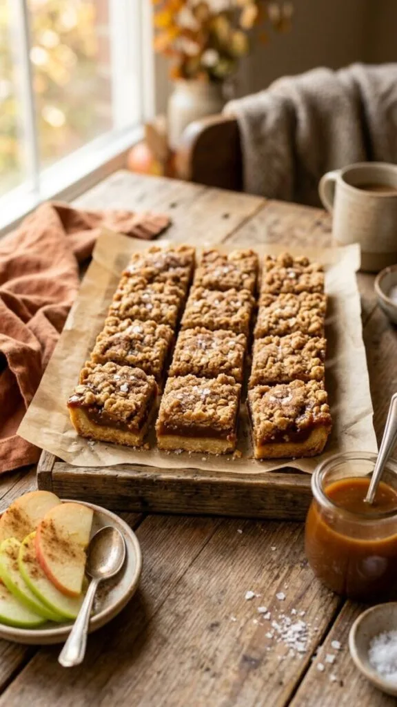 Apple Cider Caramel Bars