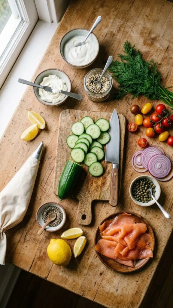 Delicious Everything Bagel Cucumber Bites Recipe
