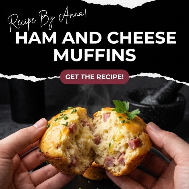 Fast Ham and Cheese Muffins