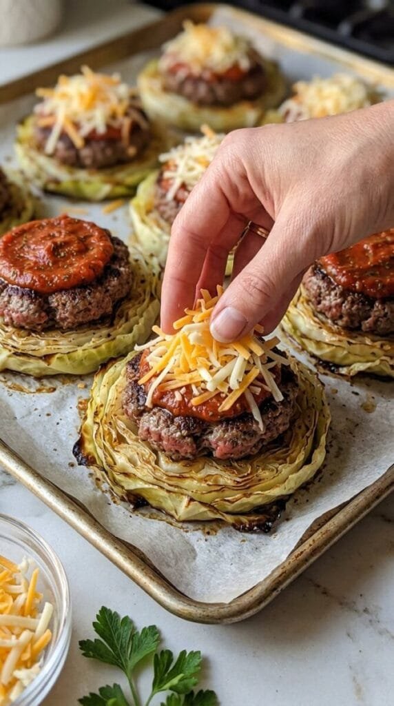 Easy Oven-Baked Cabbage Burgers