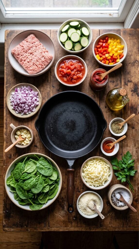 Ground Chicken Skillet
