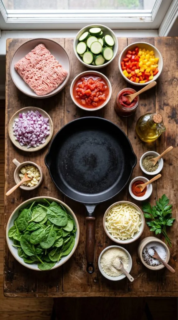 Ground Chicken Skillet