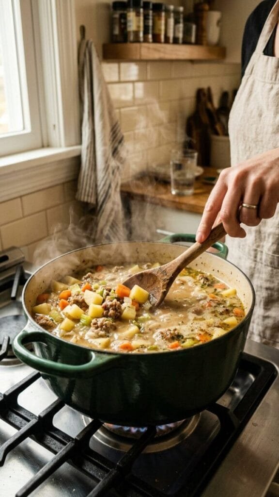 Pork Sausage Potato Soup Recipe