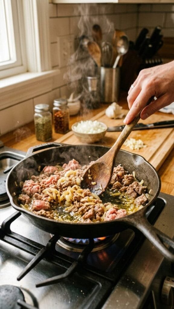 Ground Chicken Skillet