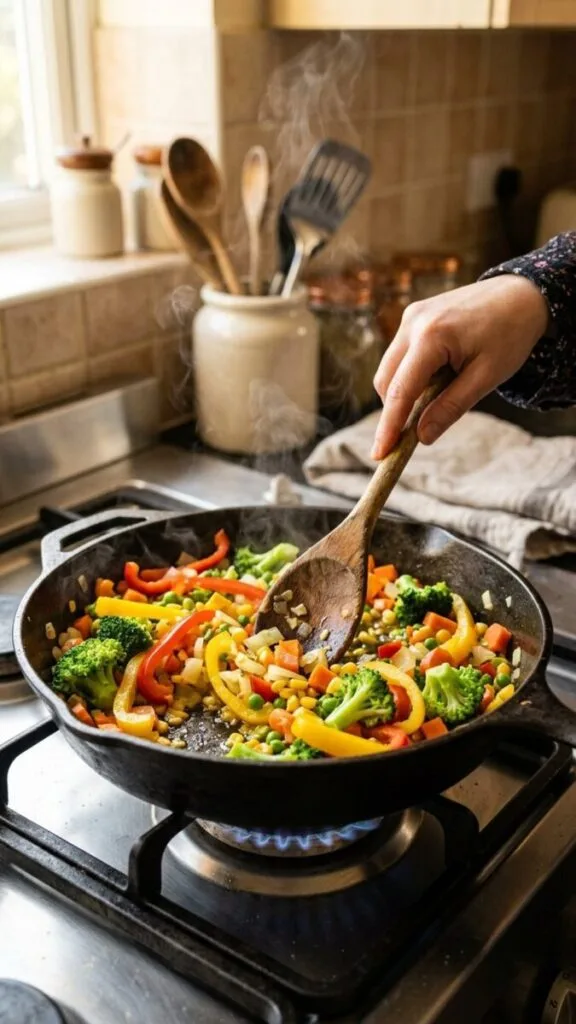 Irresistible 30-Minute Veggie Rice Bake
