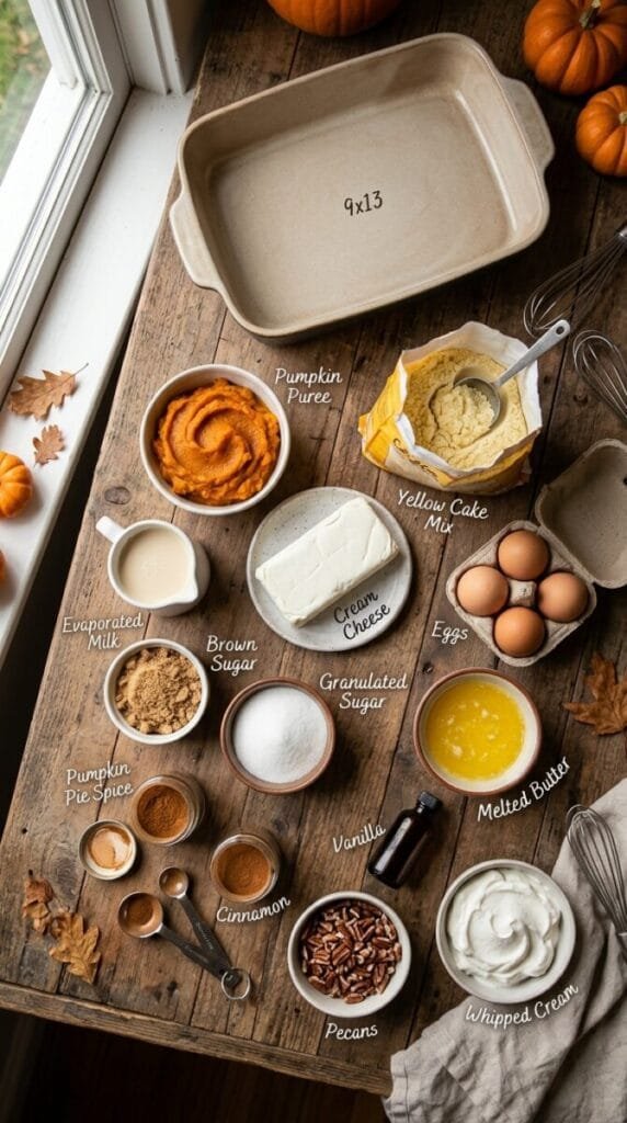 Quick One-Pan Creamy Pumpkin Dump Cake for Autumn
