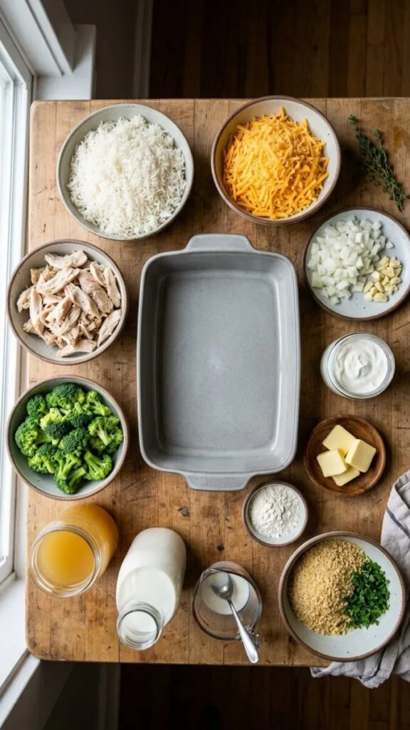 Chicken Broccoli Rice Bake