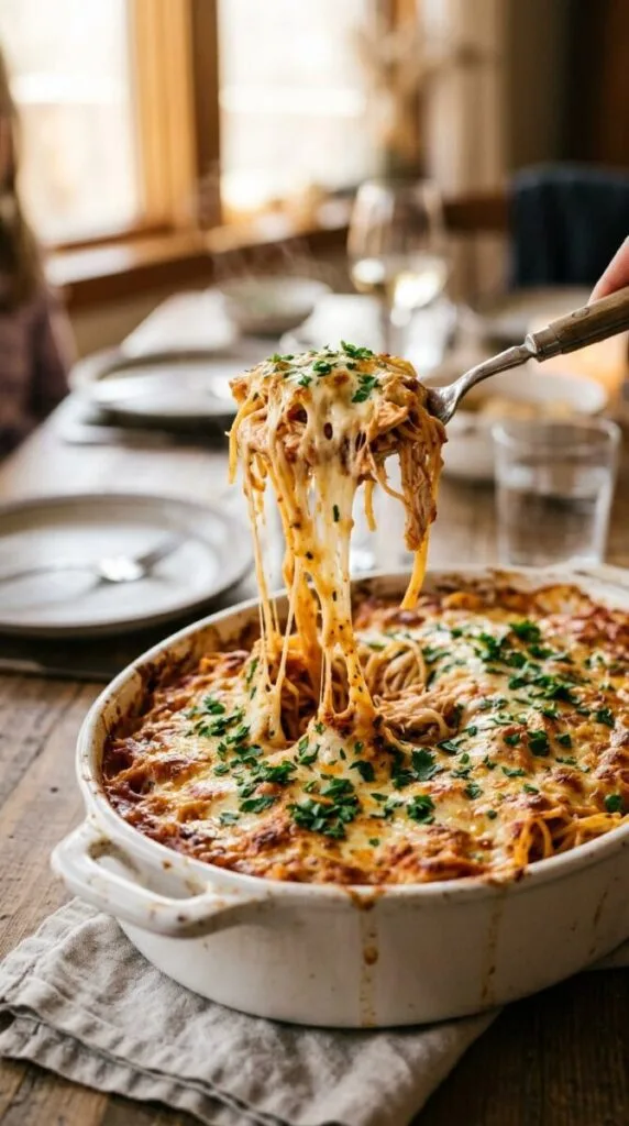 Baked Chicken Spaghetti Recipe