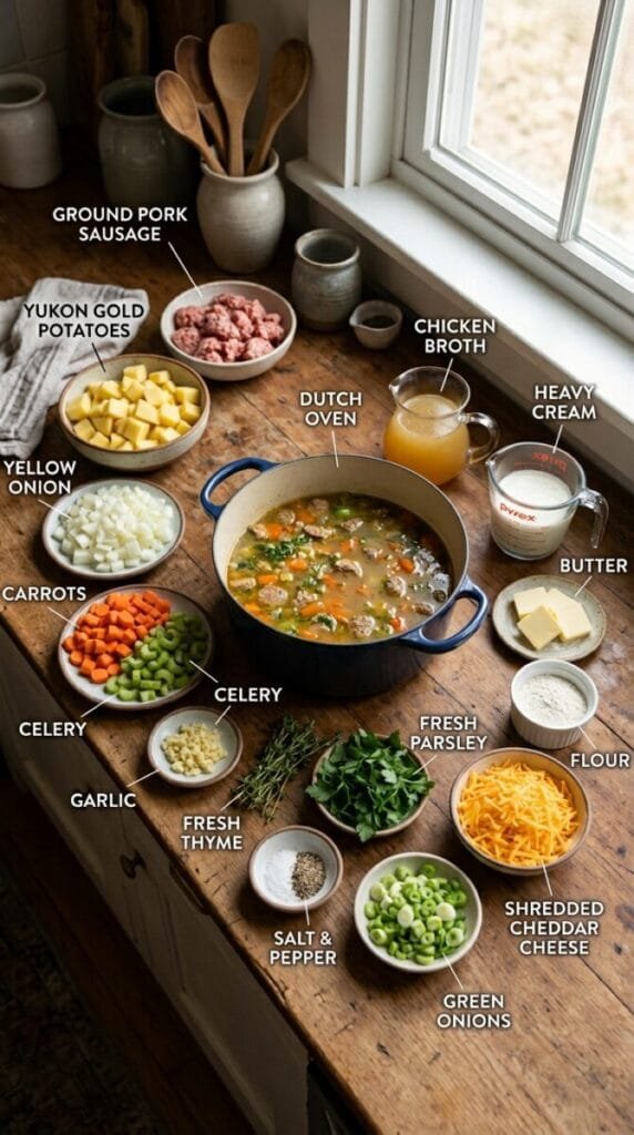 Pork Sausage Potato Soup Recipe