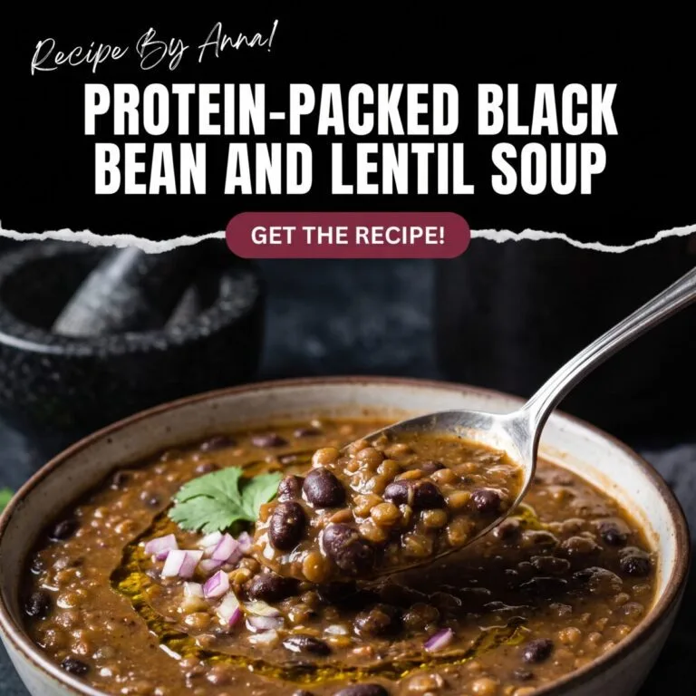 Protein-Packed Black Bean and Lentil Soup Protein-Packed Black Bean and Lentil Soup