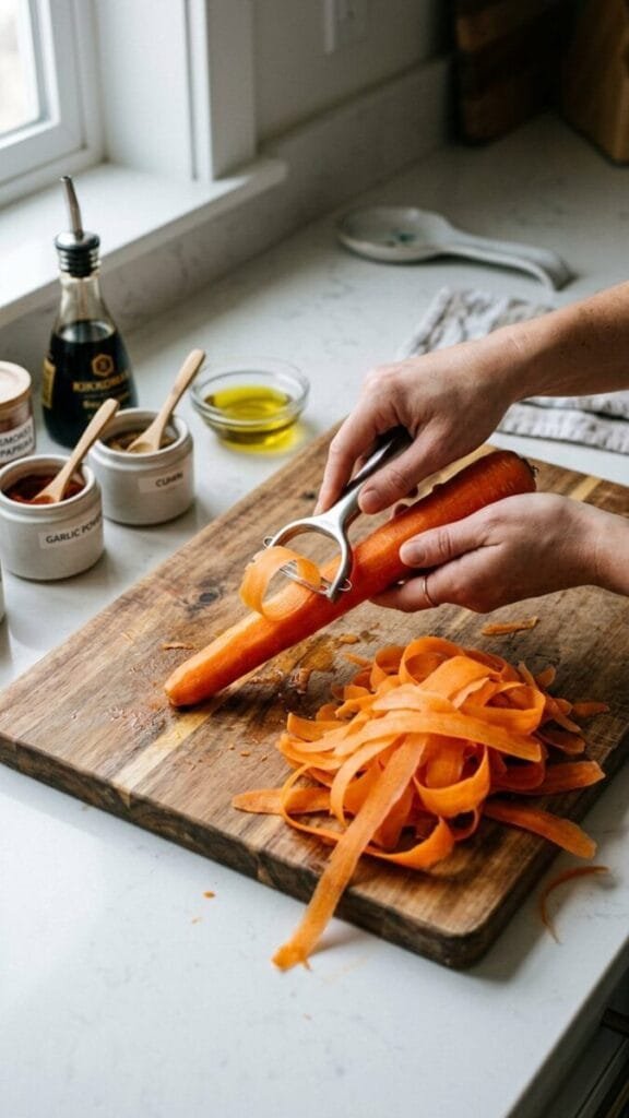 Air Fryer Carrot Bacon