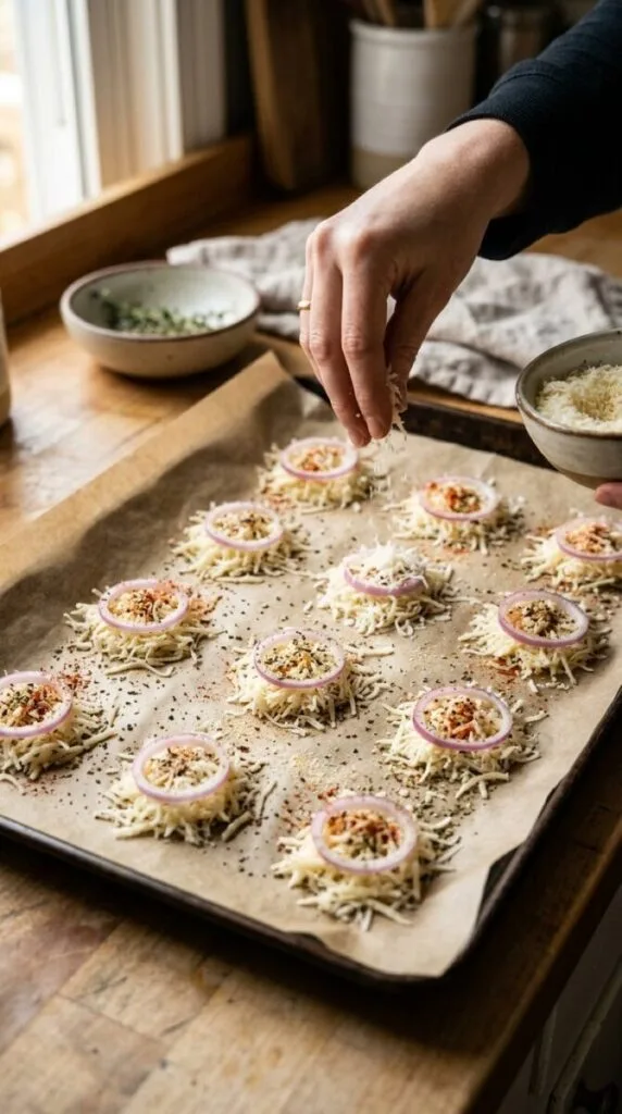 Crispy Onion Parmesan Chips Recipe
