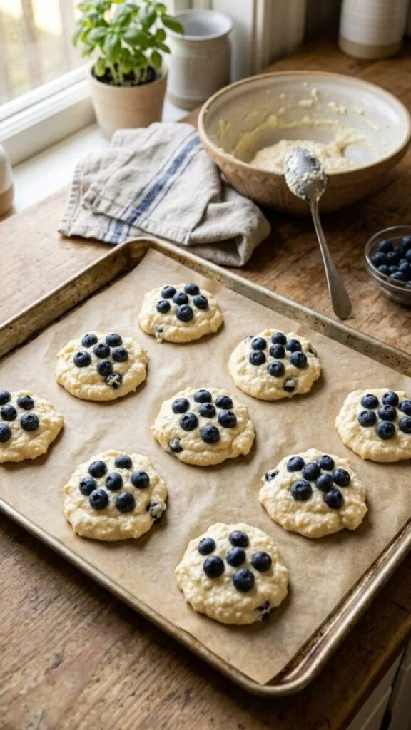 Cottage Cheese Blueberry Cloud Bread