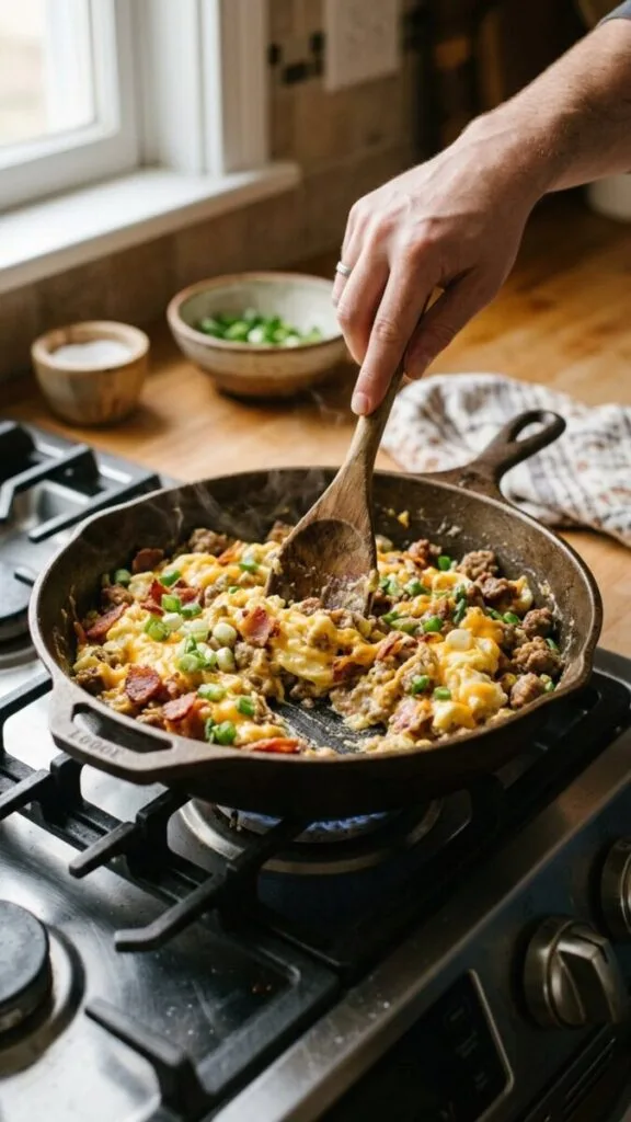 Easy Savory Breakfast Pancake Tacos Recipe