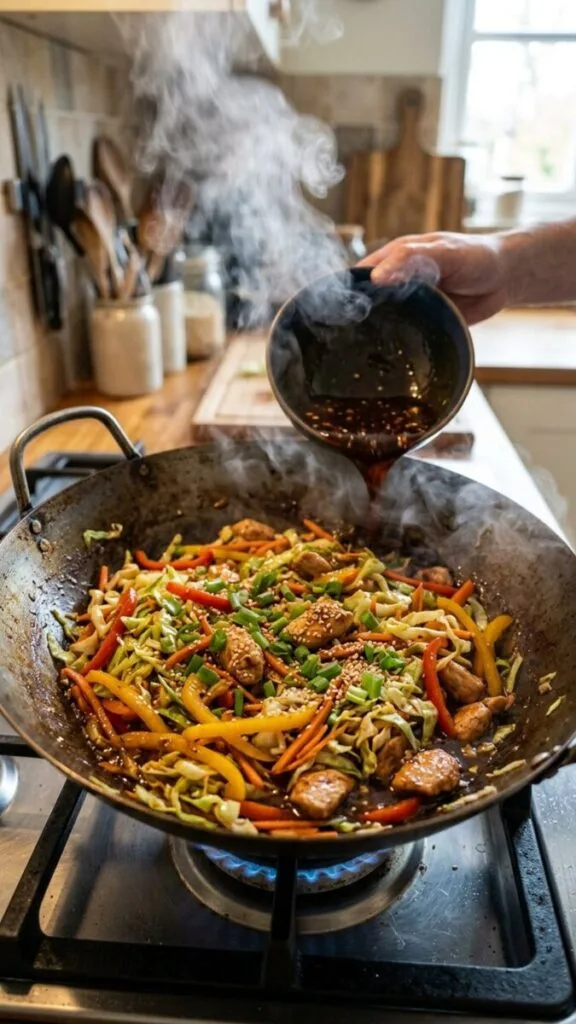 Delicious Chinese Chicken Cabbage Stir-Fry Recipe